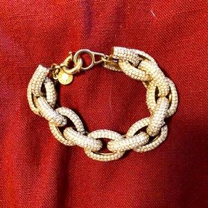 J Crew pave bracelet